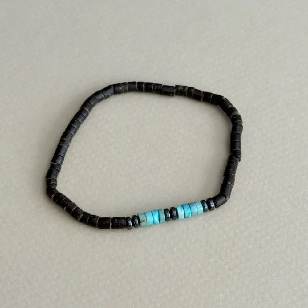 Boho beaded bracelet #2402